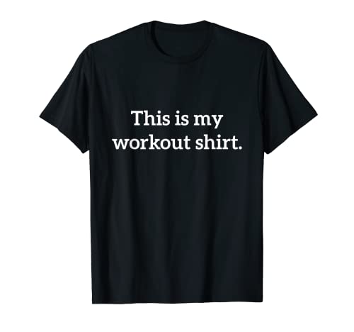 My Workout Shirt Lustiges Herren Damen Workout Shirt mit Spruch T-Shirt von The Workout Girl