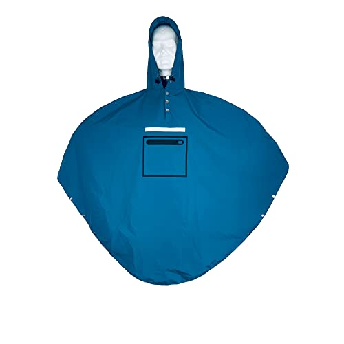 The people's poncho Unisex 3.0 Poncho, Hardy Blue, One Size von The people's poncho