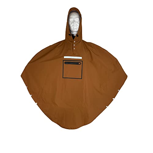 The people's poncho Unisex 3.0 Poncho, Hardy Brown, One Size von The people's poncho