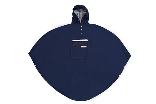 The people's poncho Unisex 3.0 Poncho, Marineblau, One Size von The people's poncho