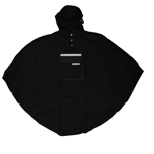 The people's poncho Unisex 3.0 Poncho, schwarz, One Size von The people's poncho