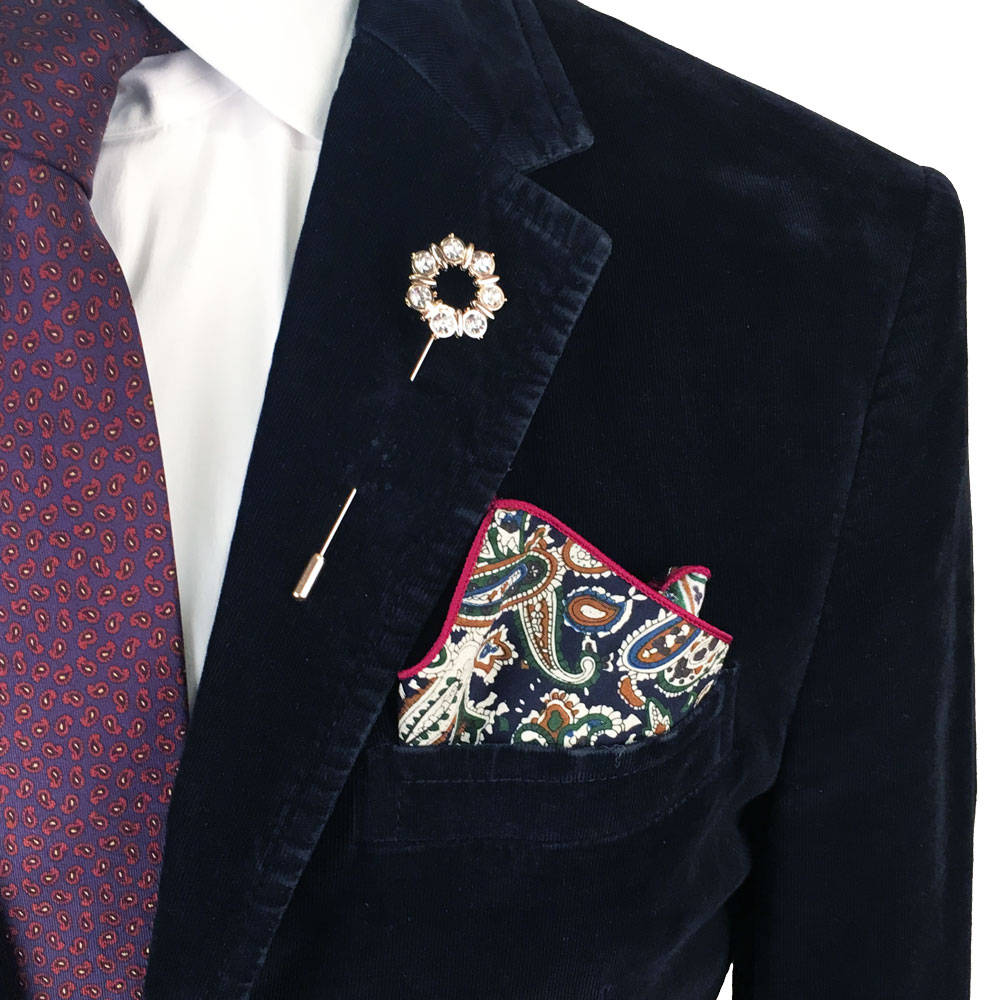 Gold Anstecknadel, Strass Blume Pin, Hochzeit, Herren Boutonniere, Hochzeit Zubehör, Trauzeugen, Floral Tasche Platz, Runde Pin von TheAccessorizedMan