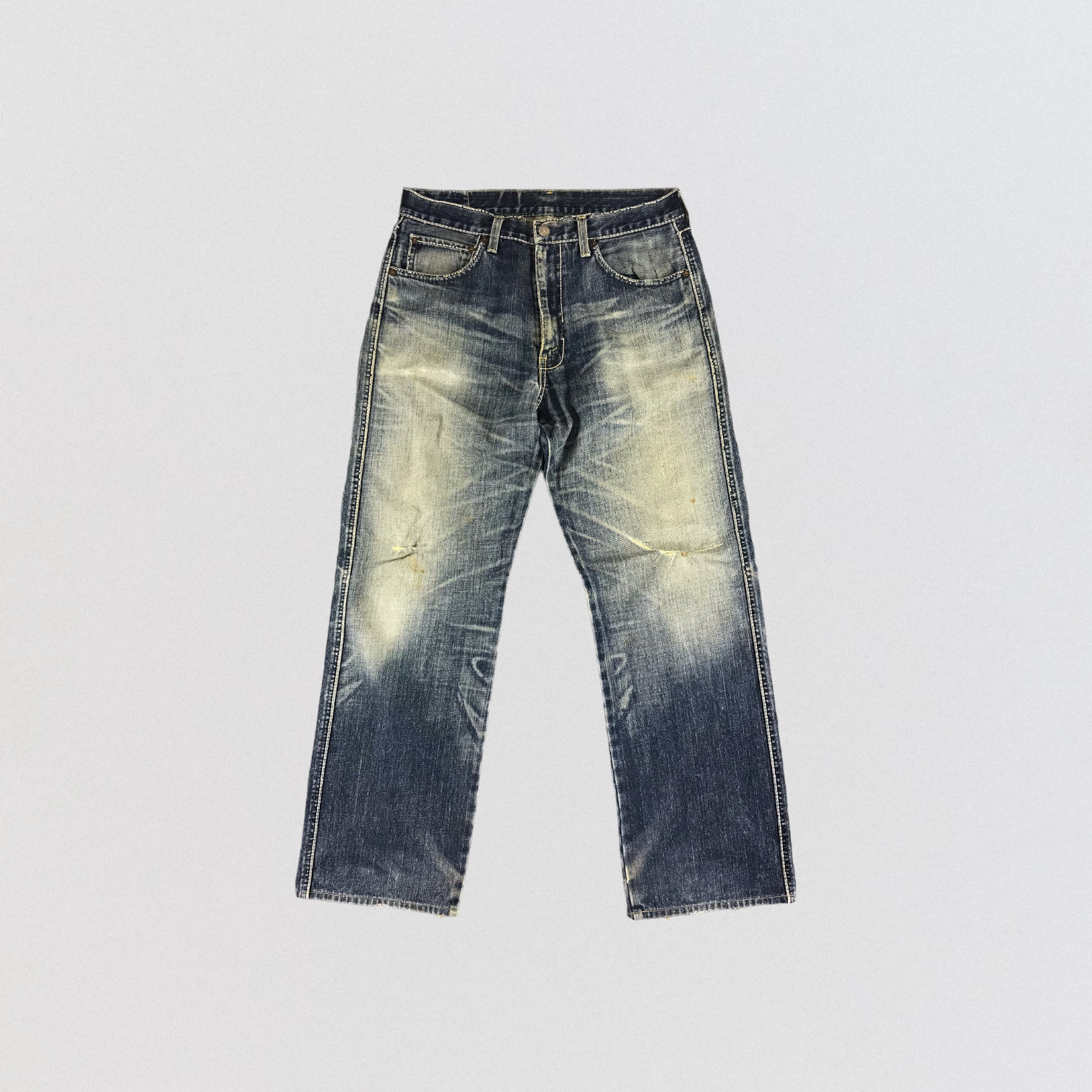 Vintage Levis 510 Rote Loop Jeans 34x31, Jeans, 90Er Jahre, High Waist Denim von TheArchiveGarments