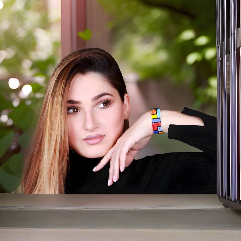 Bunte Perlen Manschette Armband - Multicolor Schmuck Statement Geschenk Für Sie Bunte Perlen Manschette Armband - Multicolor Schmuck Statement Geschenk Für Sie von TheArmenianGroup