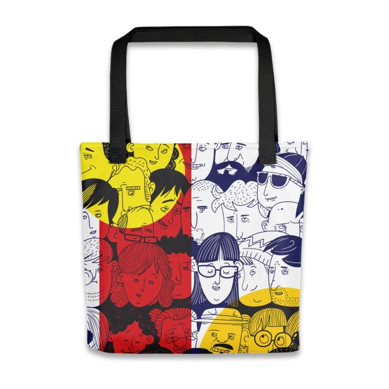 Heimlichen Verehrer Pop-Art-Einkaufstasche Heimlichen Verehrer Pop-Art-Einkaufstasche von TheArtNomadCo