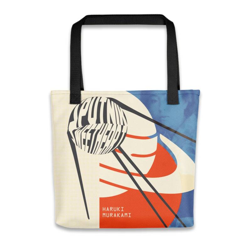 Sputnik Sweetheart Von Haruki Murakami Pop-Art-Einkaufstasche Sputnik Sweetheart Von Haruki Murakami Pop-Art-Einkaufstasche von TheArtNomadCo