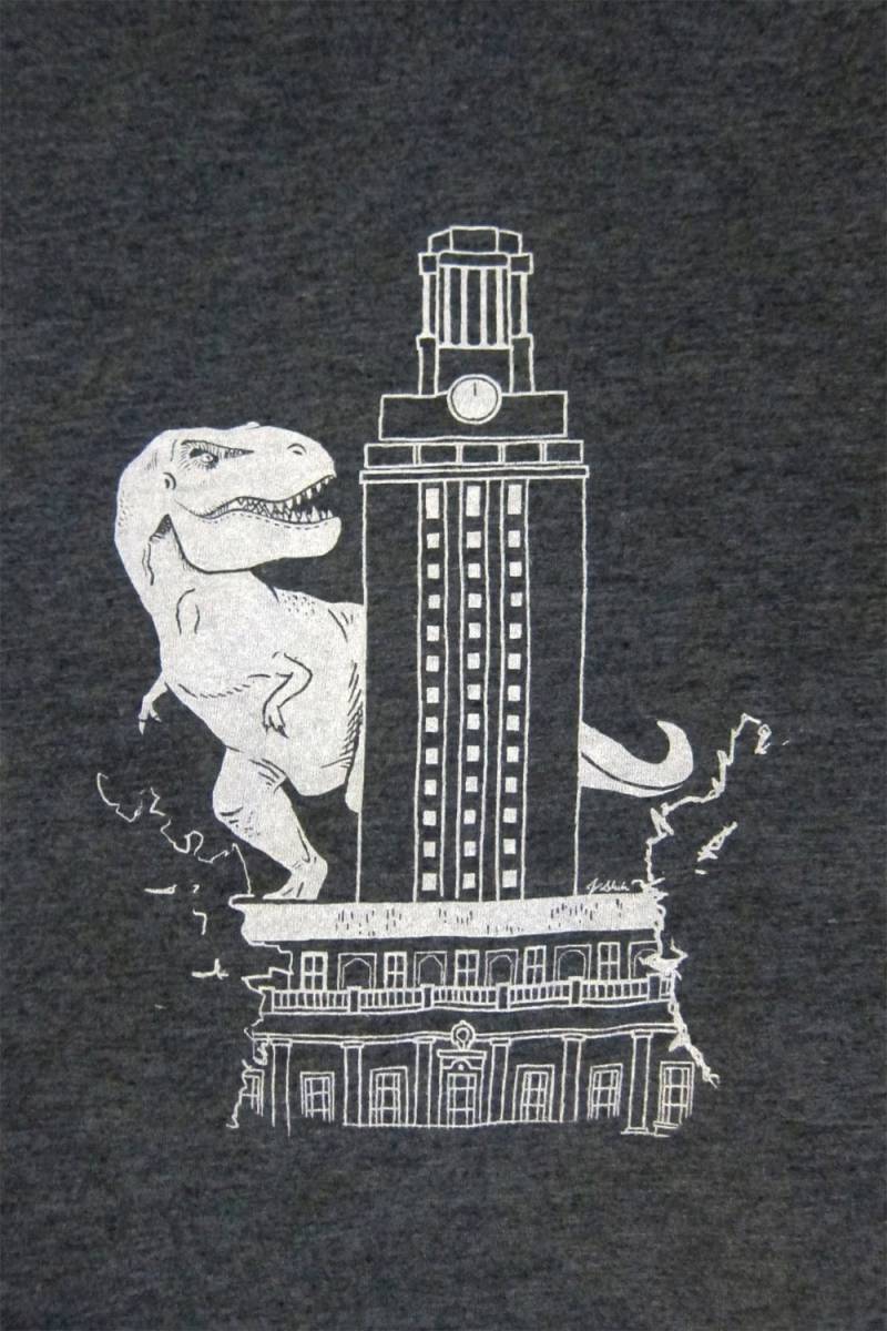 Ut-Rex T-Shirt Mit Handsiebdruck Ut-Rex T-Shirt Mit Handsiebdruck von TheArtofFlying