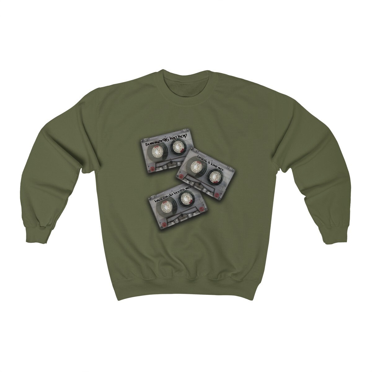 Mixtape Mashup Sweatshirt Mixtape Mashup Sweatshirt von TheAuraTees