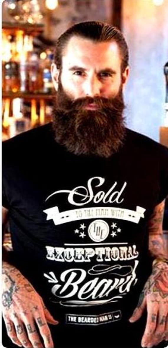 The Bearded Man Company An Den Mann Mit Dem Außergewöhnlichen Bart-T-Shirt Verkauft von TheBeardedManCompany