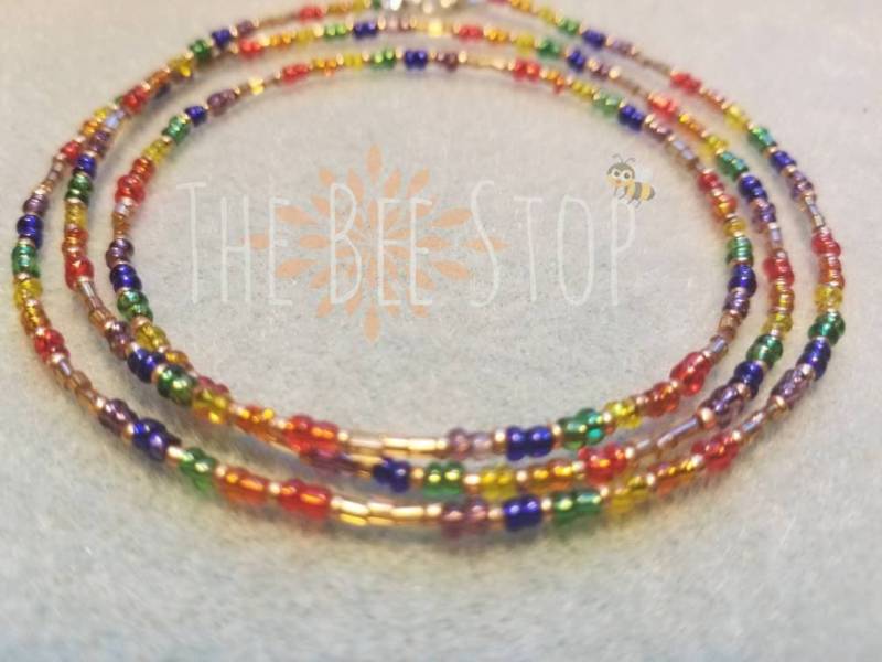 Chakra Ll ~》Taillenperlen | Edelstahl-Verschluss Bauch Perlen Bauchkette Körperschmuck Taille Handarbeit Auf Bestellung Chakra Ll ~》Taillenperlen | Edelstahl-Verschluss Bauch Perlen Bauchkette Körperschmuck Taille Handarbeit Auf Bestellung von TheBeeStop