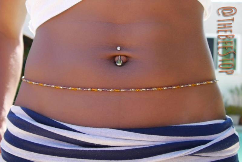 Herbst ~》Taillenperlen | Edelstahl-Verschluss Bauch Perlen Bauchkette Körperschmuck Taille Handarbeit Auf Bestellung Herbst ~》Taillenperlen | Edelstahl-Verschluss Bauch Perlen Bauchkette Körperschmuck Taille Handarbeit Auf Bestellung von TheBeeStop