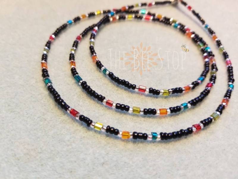 Nachtlichter ~》 Taillenperlen | Edelstahl-Verschluss Bauch Perlen Bauchkette Körperschmuck Boho Strand Handarbeit Auf Bestellung Nachtlichter ~》 Taillenperlen | Edelstahl-Verschluss Bauch Perlen Bauchkette Körperschmuck Boho Strand Handarbeit Auf Bestellung von TheBeeStop