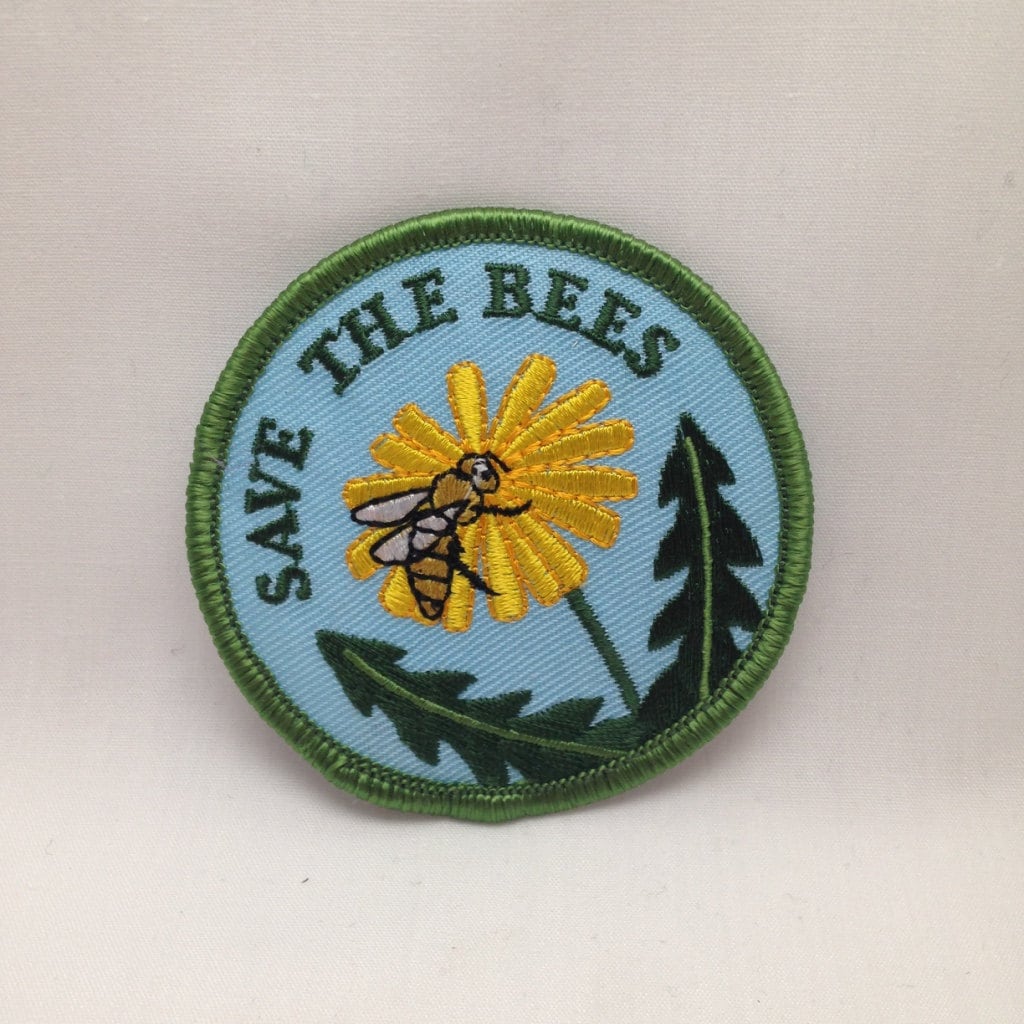 Save The Bees Gestickter Scouting Aufnäher von TheBeesWeeds