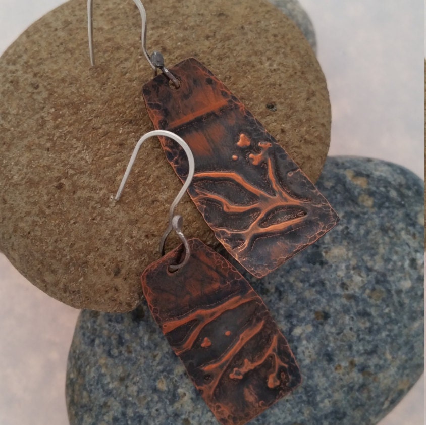 Geprägte Und Gehämmerte Kupfer-, Silber & Kupfer Schmuck Geprägte Und Gehämmerte Kupfer-, Silber & Kupfer Schmuck von TheBentMoon