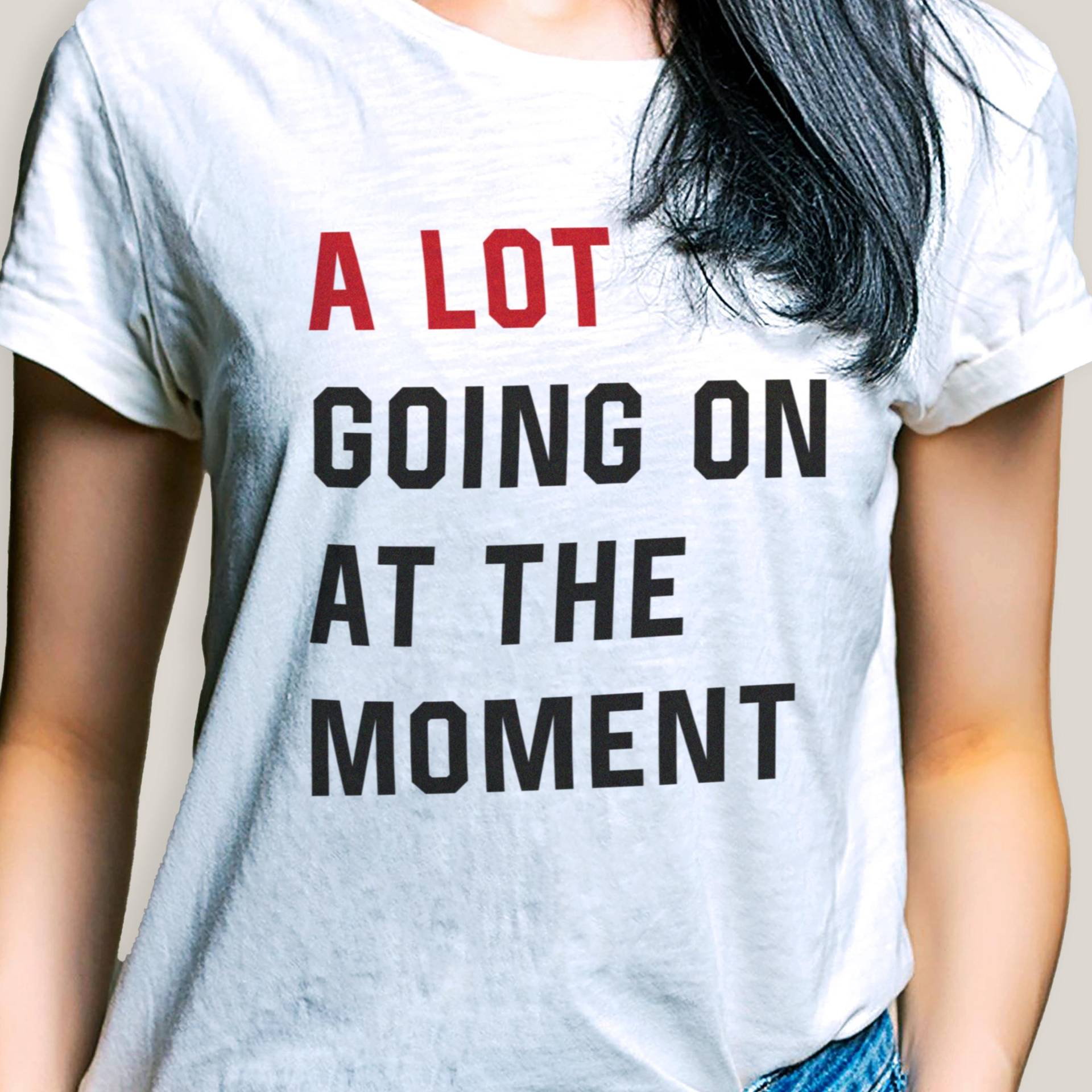 Viel Los Im Moment Shirt Zur Uhr Party Outfit Und Weihnachtsgeschenk Für Showgirls von TheBigMerchStore