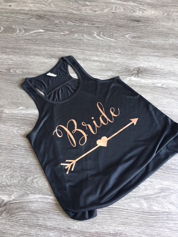 Braut-Tank - Rose Gold Folie von TheBlingLabOC