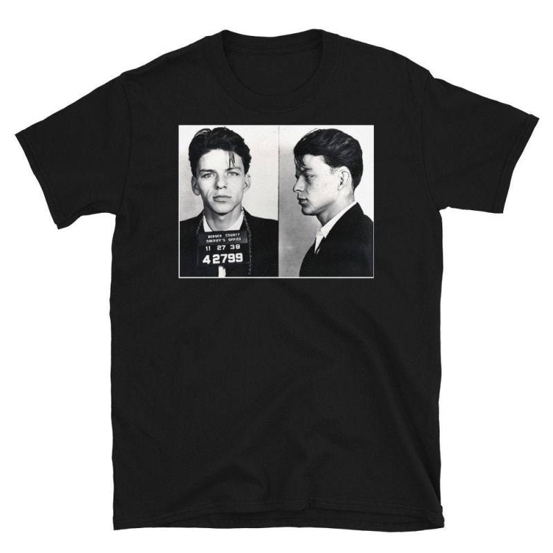 Frank Sinatra Original Mugshot Shirt von TheBoldRingCo