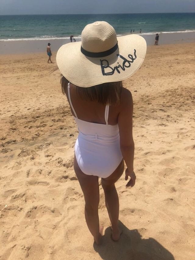 Braut-Floppy-Hut Mit Breiter Krempe von TheBonnieHatCompany