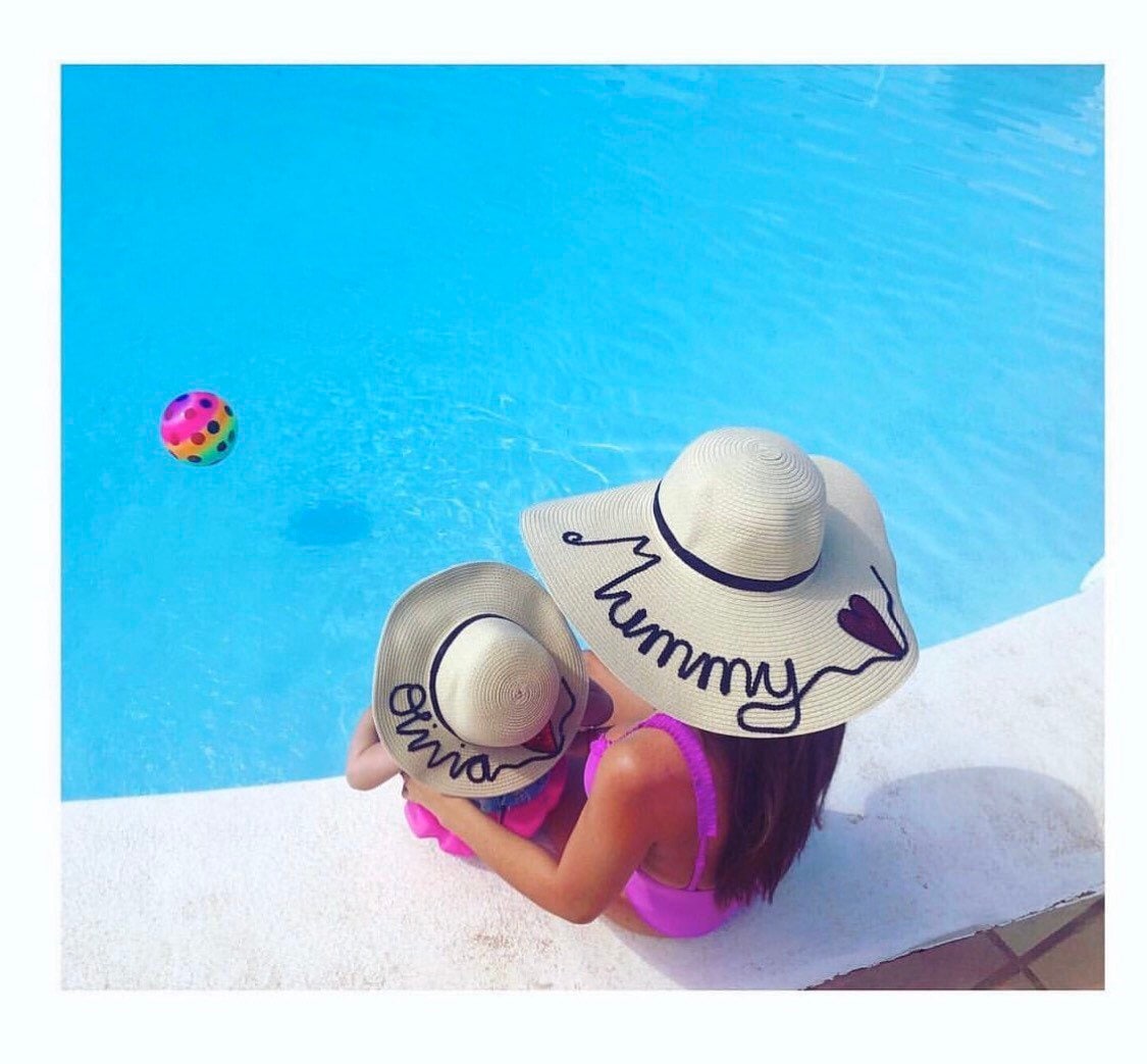 Mutter Und Tochter Schlapphut Mit Breiter Krempe von TheBonnieHatCompany