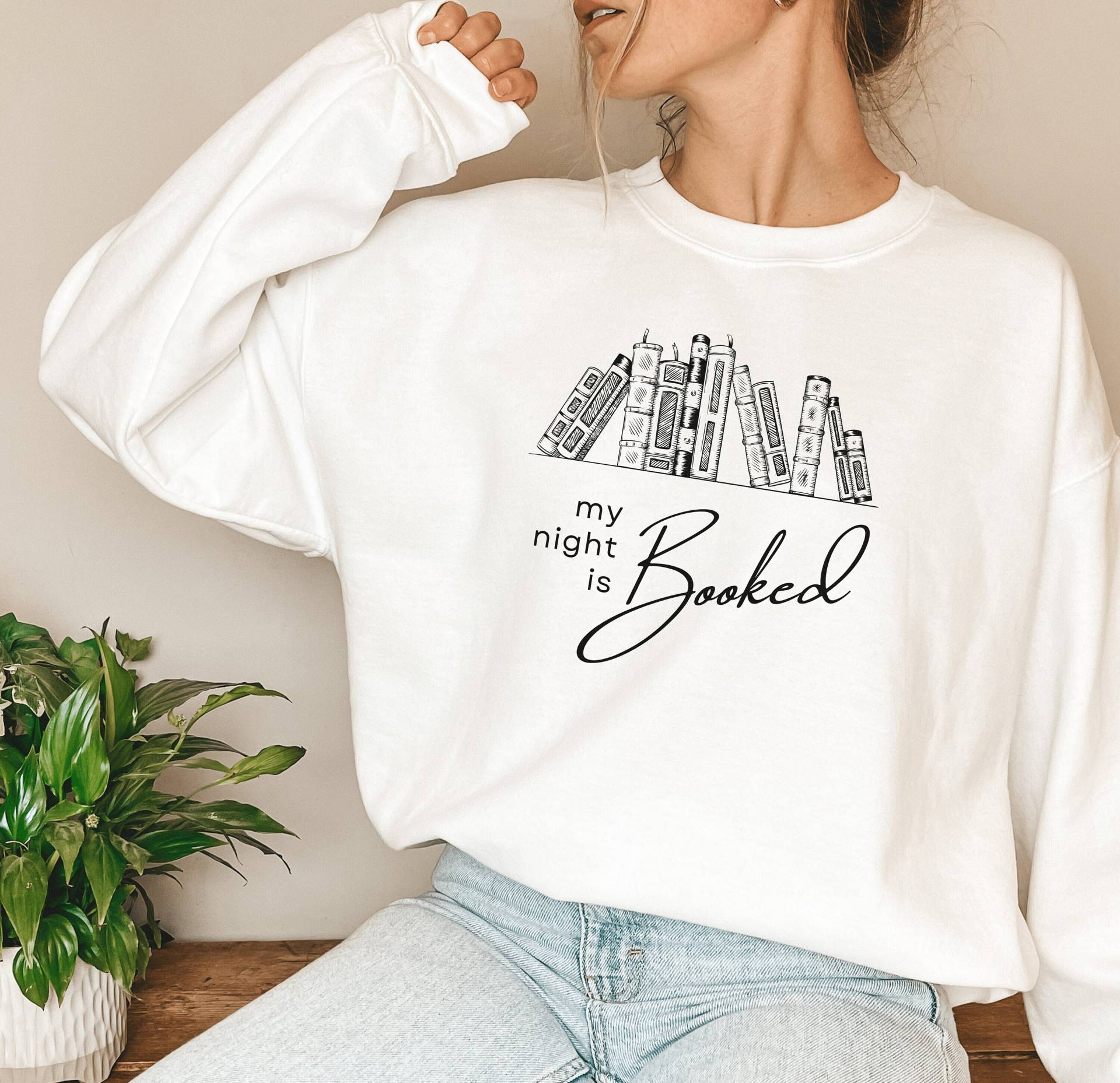 Bücherwurm Sweatshirt Buch Lese Literatur Bücher Bibliothekar Wissenschaft Kleidung Booktok von TheBookishCollective