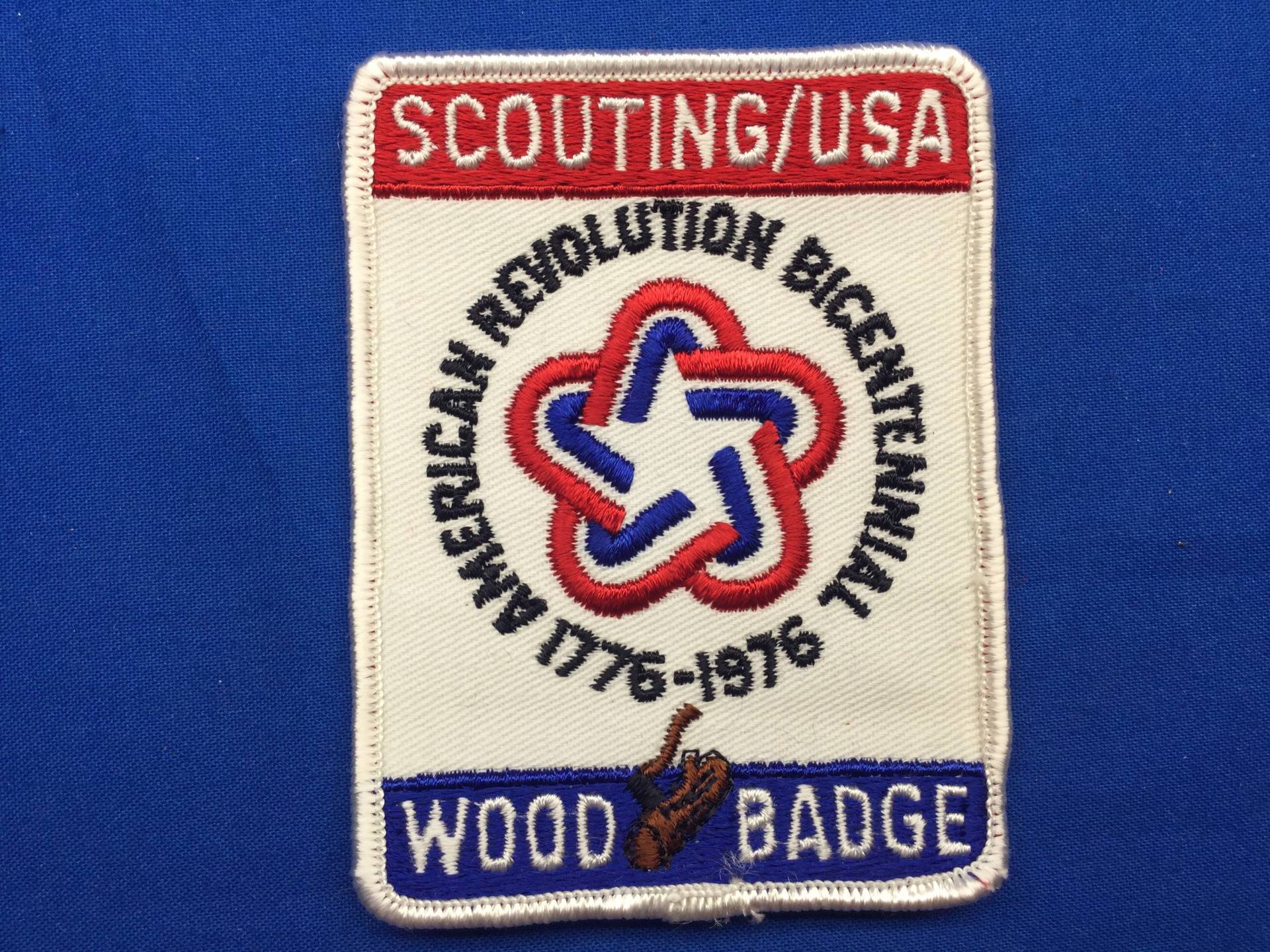 Boy Scout 1976 Us Bicentennial Scouting Aufnäher Aus Holz von TheBoyScoutCollector