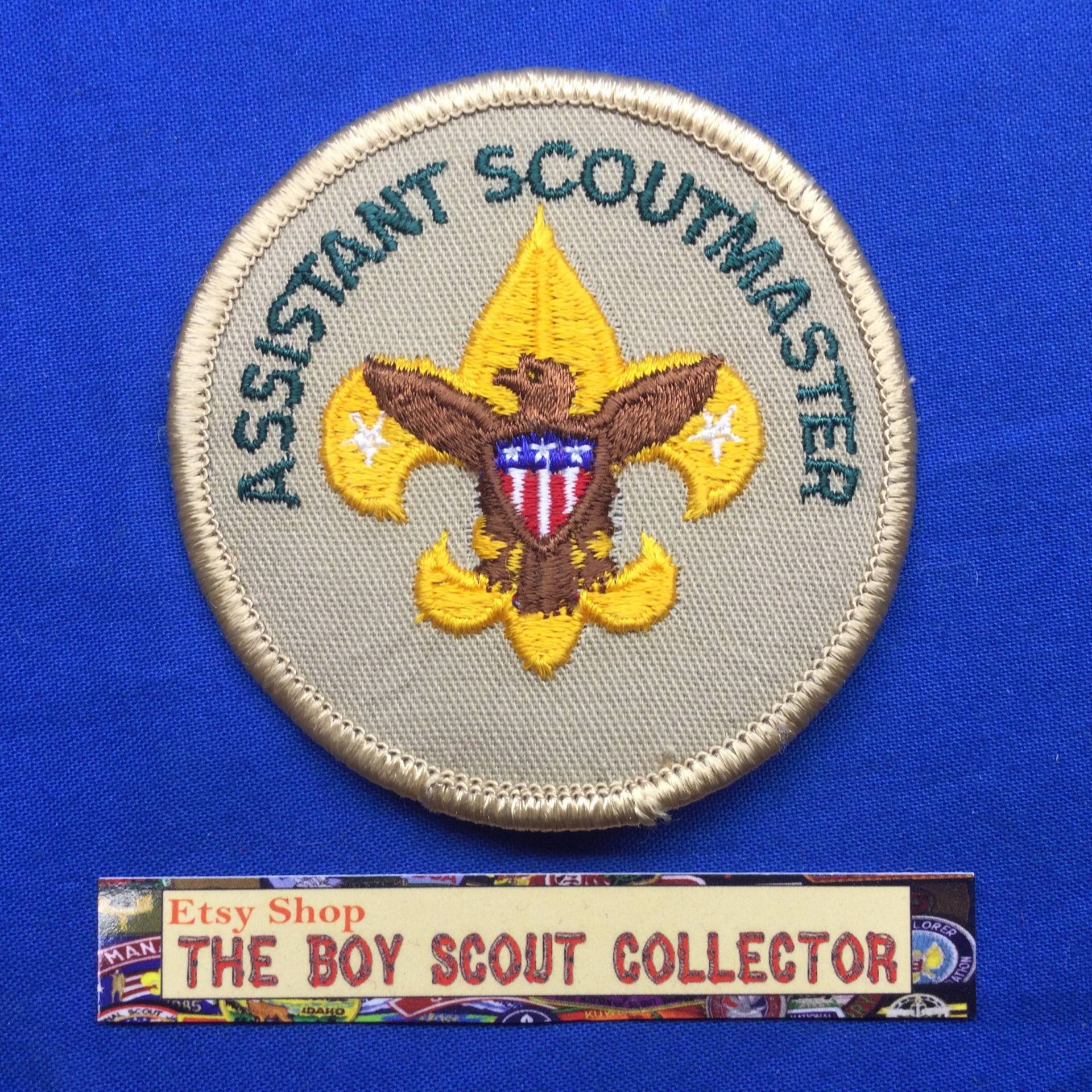 Pfadfinderassistent-Pfadfindermeister-Aufnäher von TheBoyScoutCollector