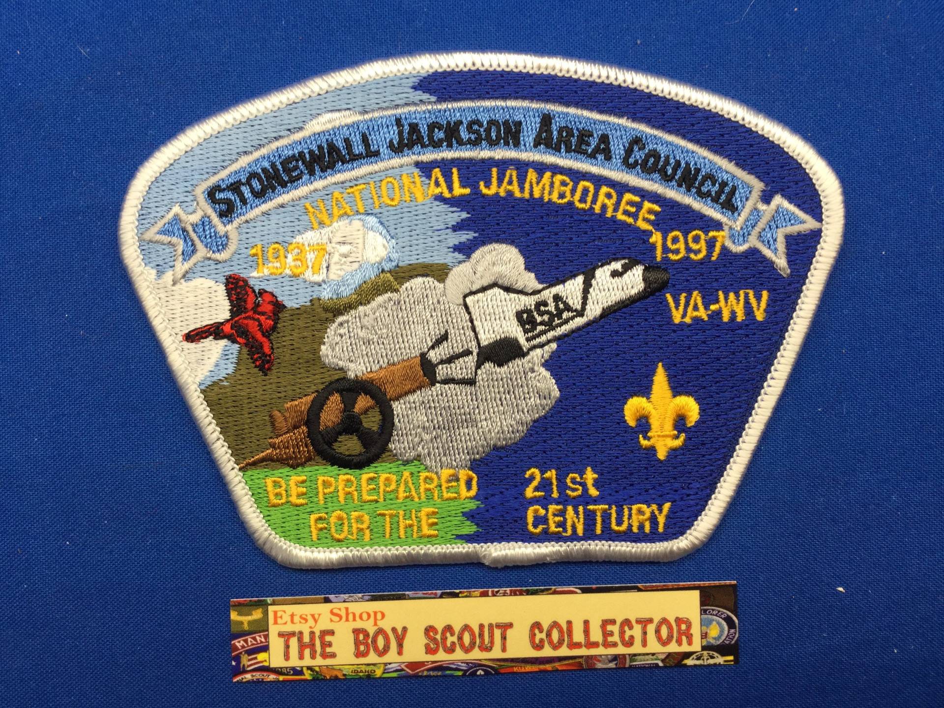 Boy Scout Csp 1997 Stonewall Jackson Fläche Rat National Jamboree Schulter Patch Va. Wv Jsp von TheBoyScoutCollector