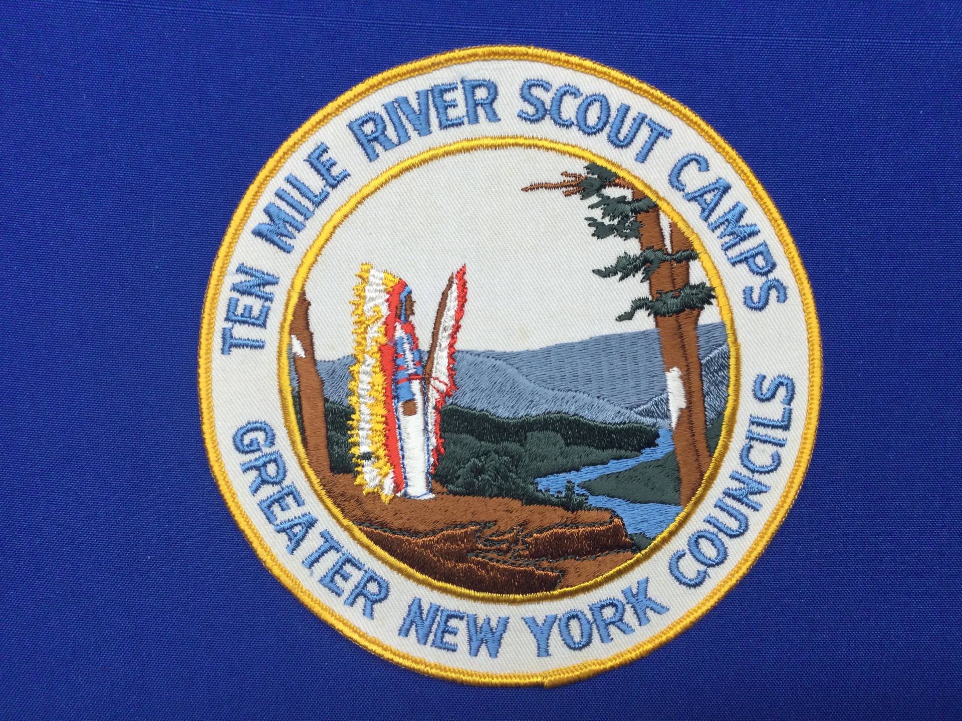 Boy Scout Ten Mile River Camps Jackenaufnäher Greater New York City von TheBoyScoutCollector