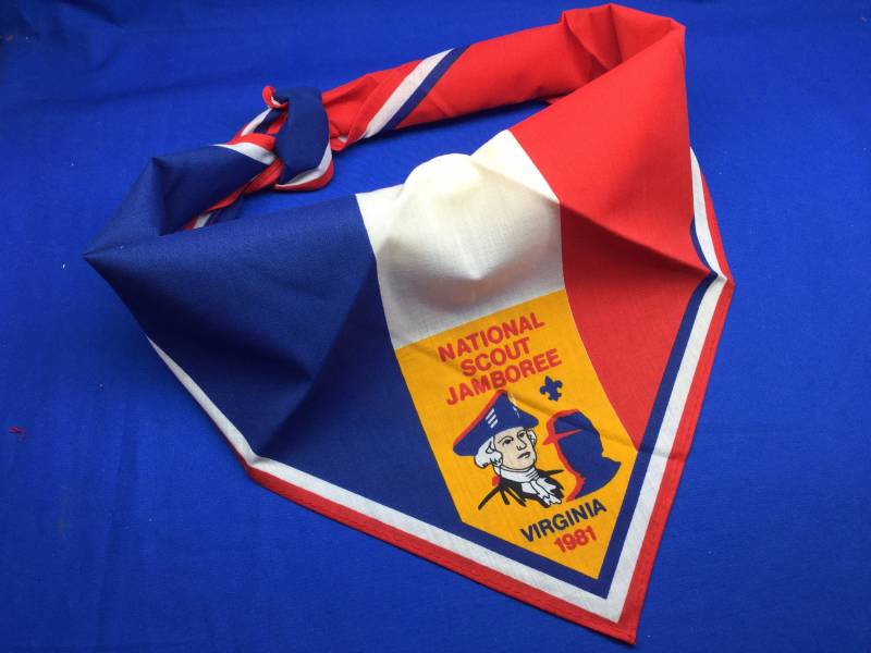 Vintage Boy Scout Halstuch Original Vom National Jamboree 1981 von TheBoyScoutCollector