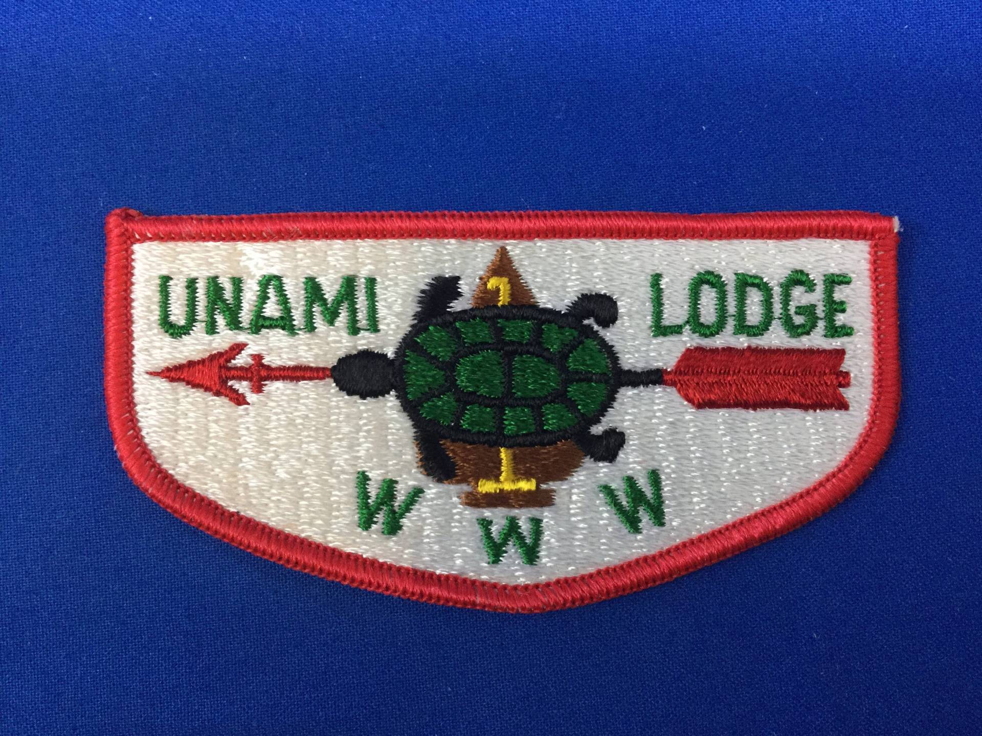 Vintage Boy Scout Oa Unami Hütte 1 S4 Pocket Patch von TheBoyScoutCollector