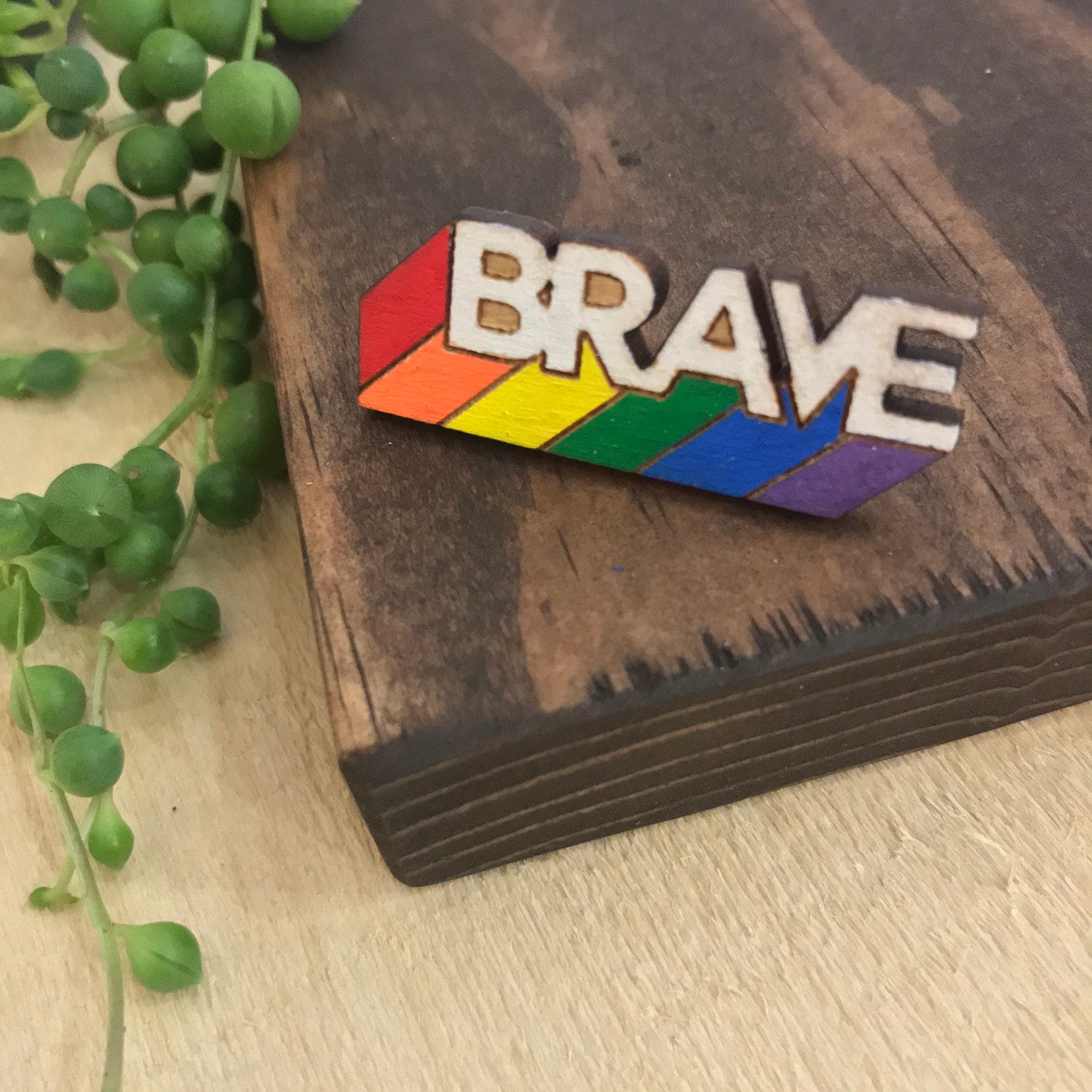 Tapfere Revers Pin/Regenbogen Stolz Tapfere Revers Pin/Regenbogen Stolz von TheBraveWimp