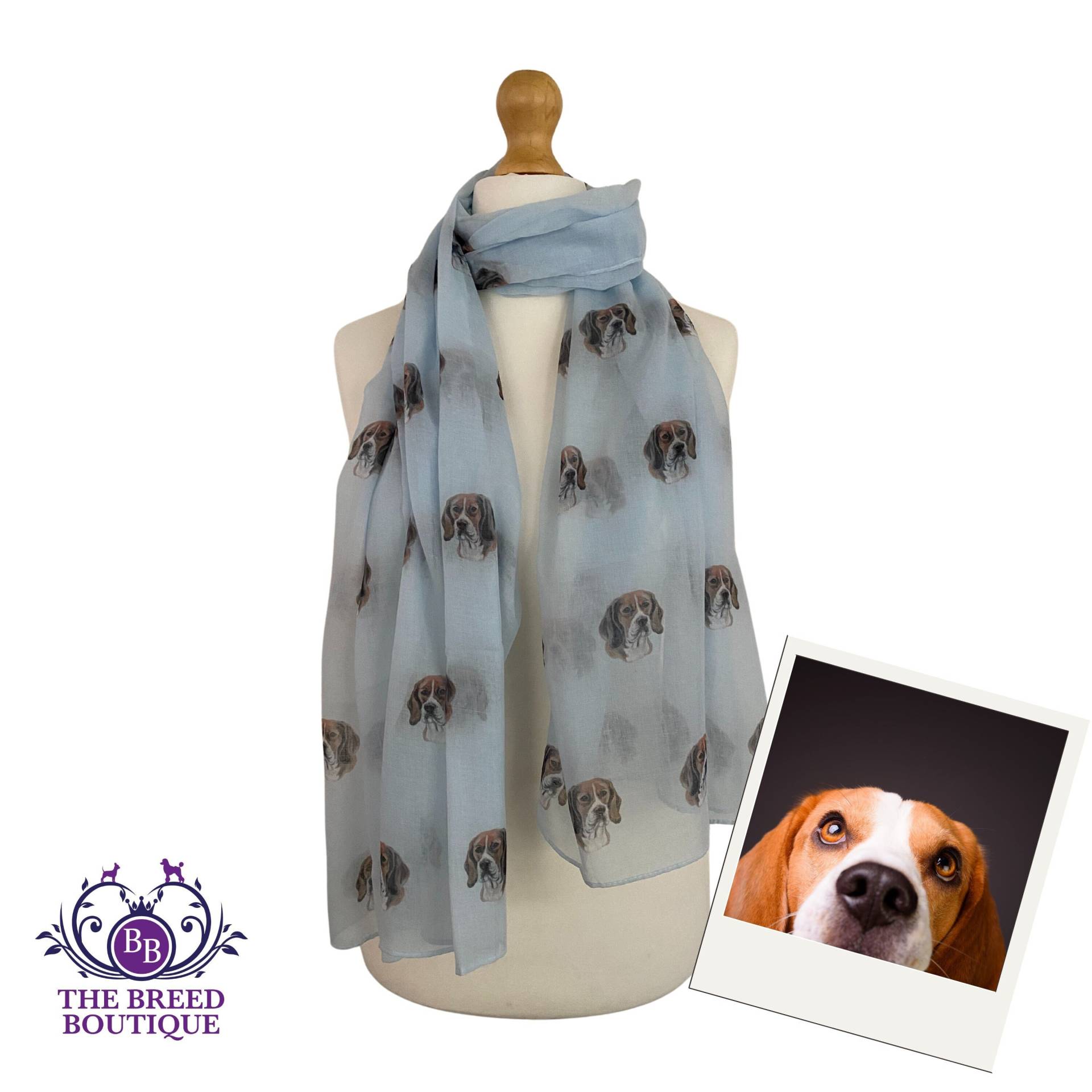 Beagle Hunde Print Damen Halstuch von TheBreedBoutique