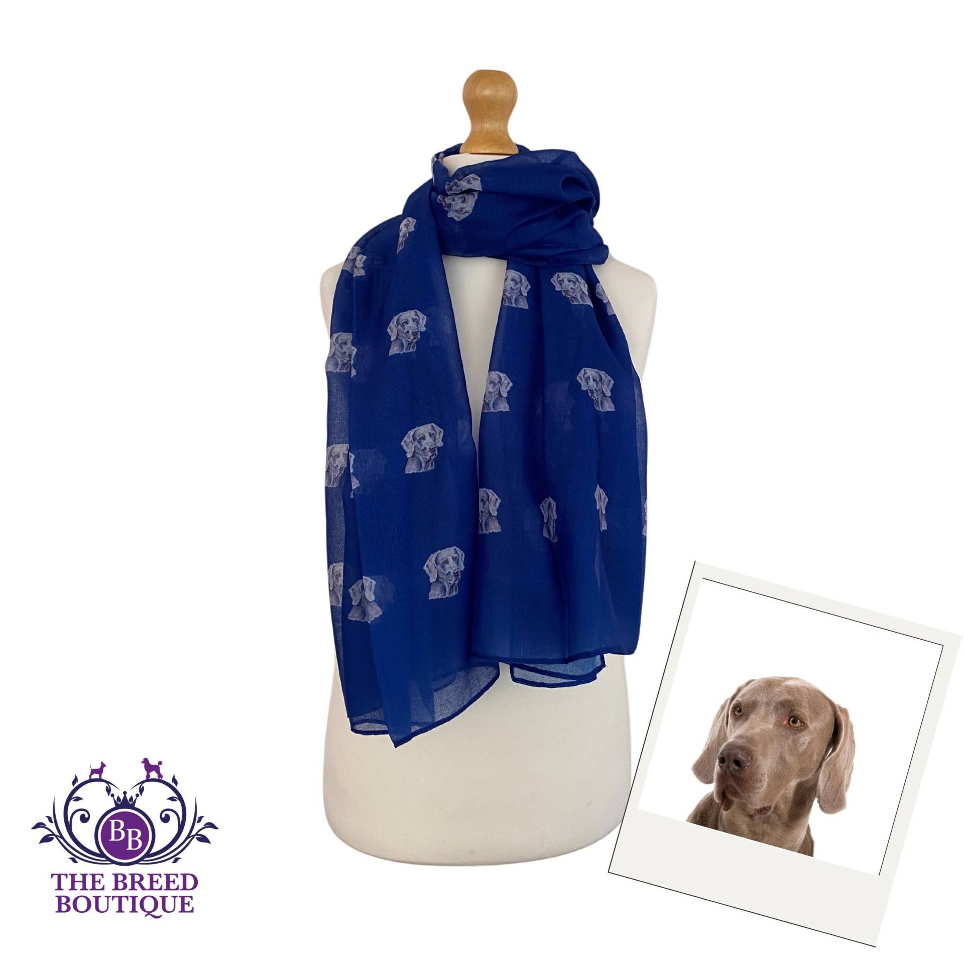 Weimaraner Hunde Print Damen Schal Wrap von TheBreedBoutique