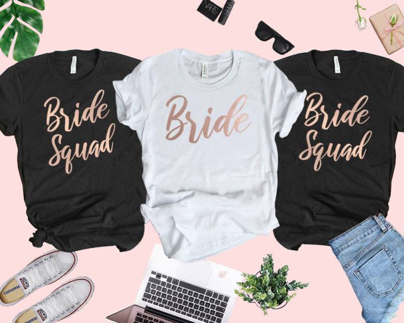 Braut Und Kader Shirts Bachelorette Henne Partei Braut Und Kader Shirts Bachelorette Henne Partei von TheBridetoBeStore
