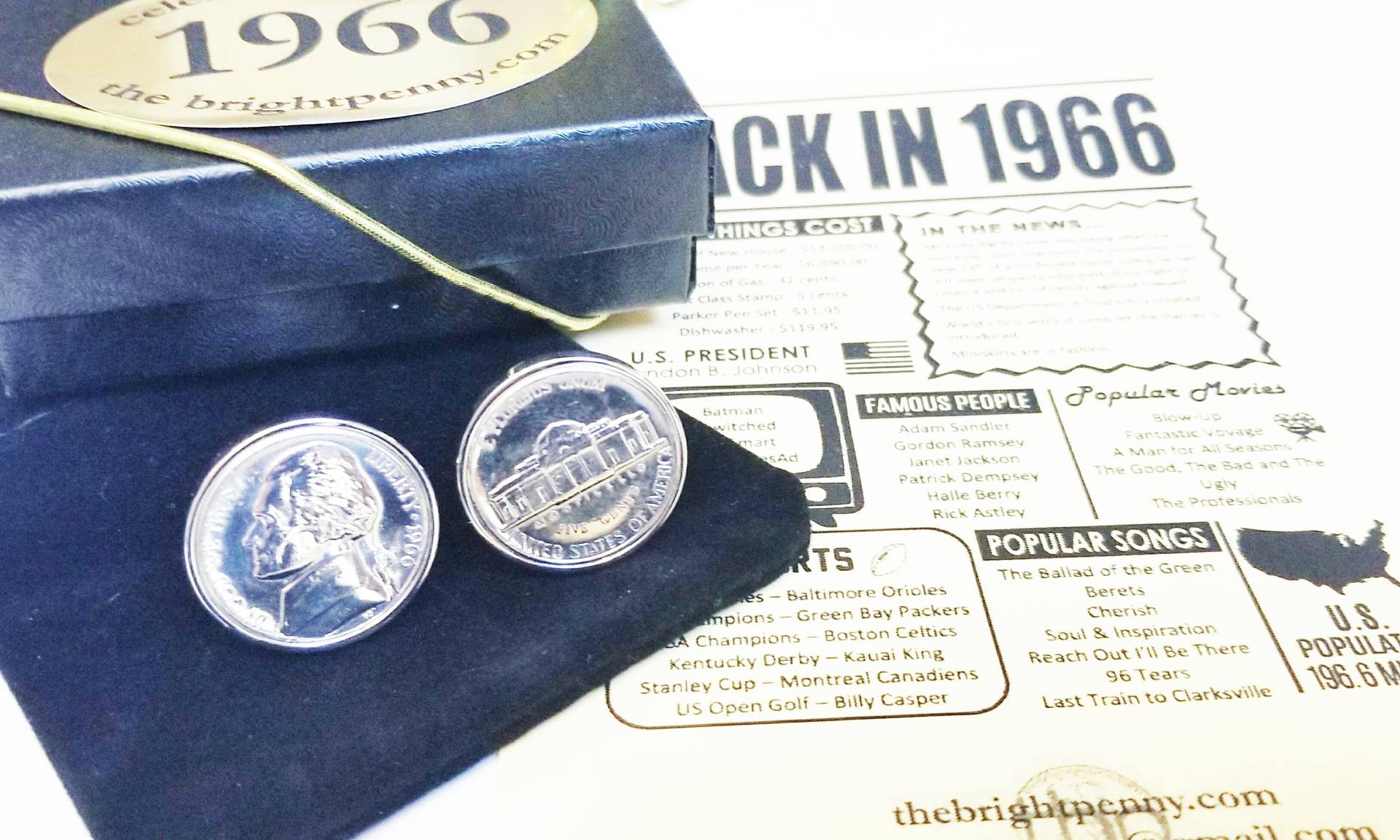 30. Jahrestag Geschenke Für Männer Geburtstag Double Nickels Manschettenknöpfe 1991 1992 1993 Für Ihn Münze Geschenk Perle Jubiläum von TheBrightPenny