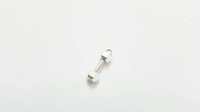 Hantel Gewichtheben Strong Is Beautiful Weights Barbell - Listing Is For One Charm von TheBrightPenny