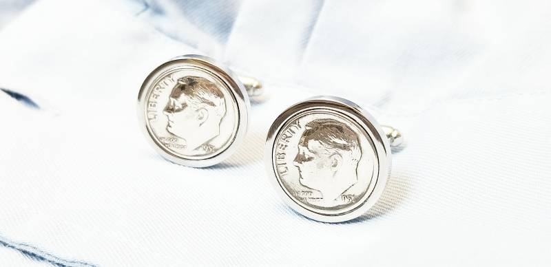 Manschettenknöpfe 1994 1995 1996 30.geburtstag Geschenk Jahrestag Cent Geschenke Für Männer Ruhestand For Ihn von TheBrightPenny