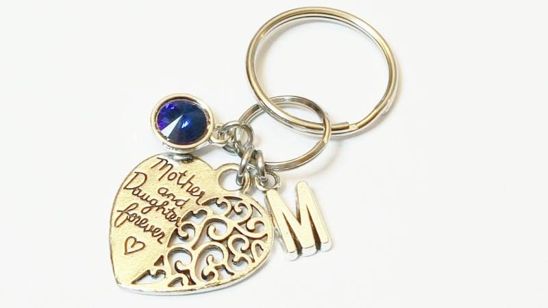 Muttertag Geschenk Mutter Tochter Schlüsselanhänger Halskette Geburtstag Charms Jahrestag Wiedersehen 30. 40. 50 von TheBrightPenny