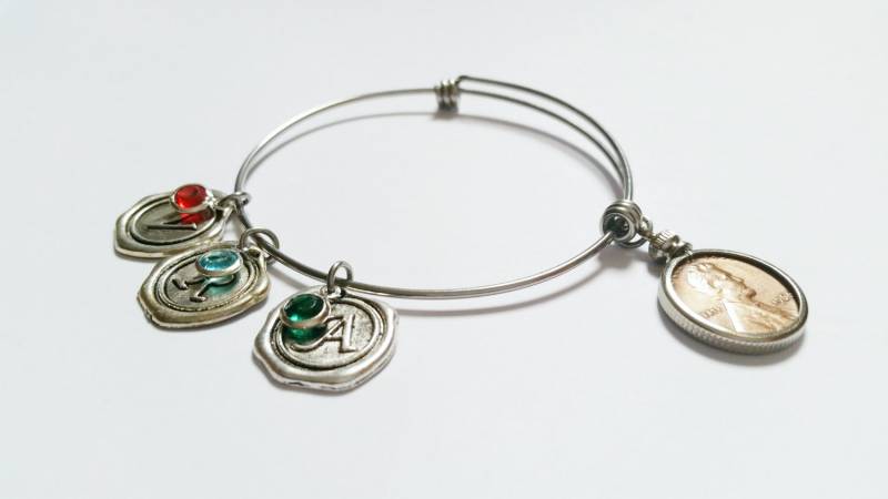 Muttertagsgeschenk Armband Mama Oma Nana Gedenk Geburtstag Lünette Erweiterbar Armreif Charms Reunion 21st 30Th 40Th 50Th von TheBrightPenny