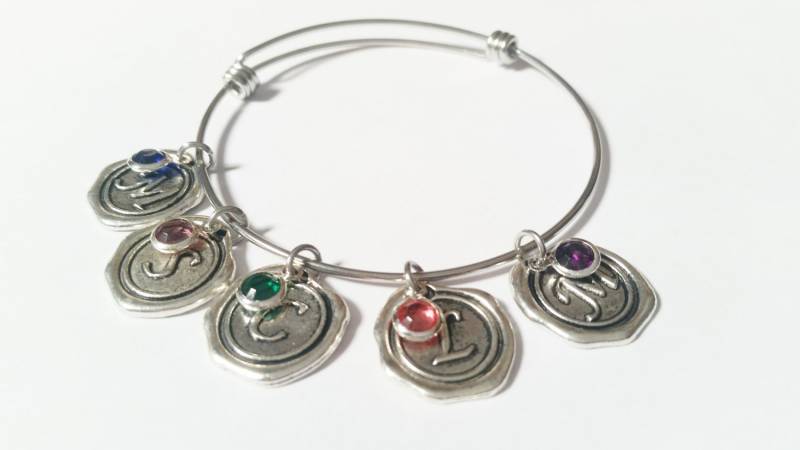 Muttertagsgeschenke Personalisiertes Mutterstein Armband Mutterarmband Oma Nana Tante Schwester Tochter Erweiterbar Armreif Geburtstag von TheBrightPenny