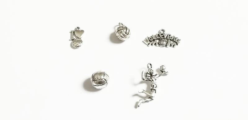 Volleyball Spieler Mama Set Spike Serve Match I Love - Listing Is For One Charm von TheBrightPenny