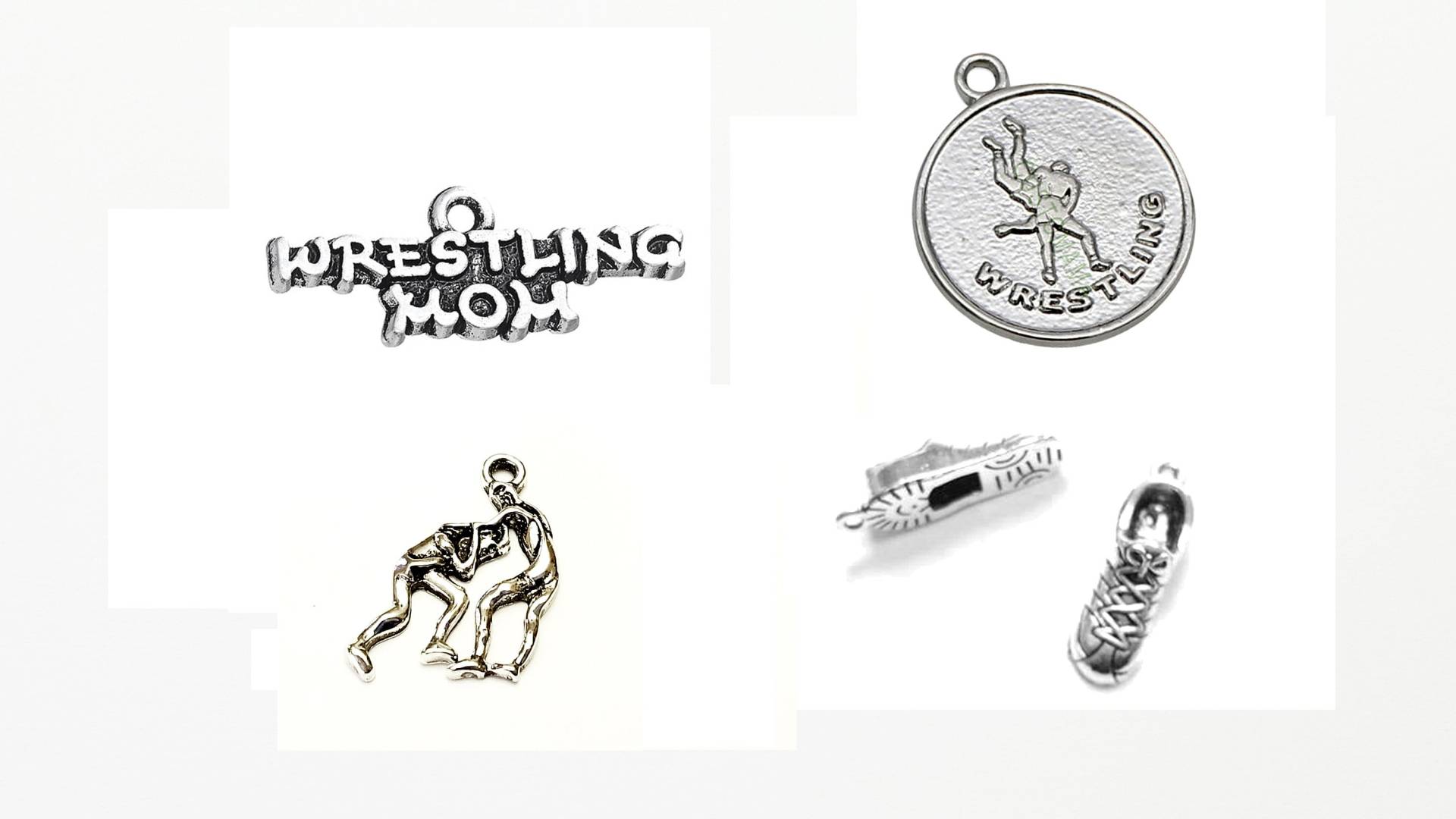 Wrestlers Wrestling Mom Medaillon Schuh Wrestler Charm Anhänger Medaille - Angebot Gilt Für Einen von TheBrightPenny