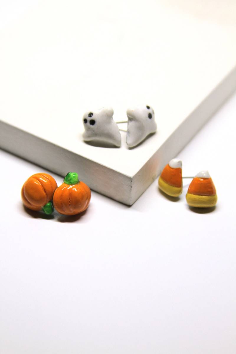 Halloween Ohrringe Set Ohrstecker | 3Er Geschenk von TheBrooklynVibe