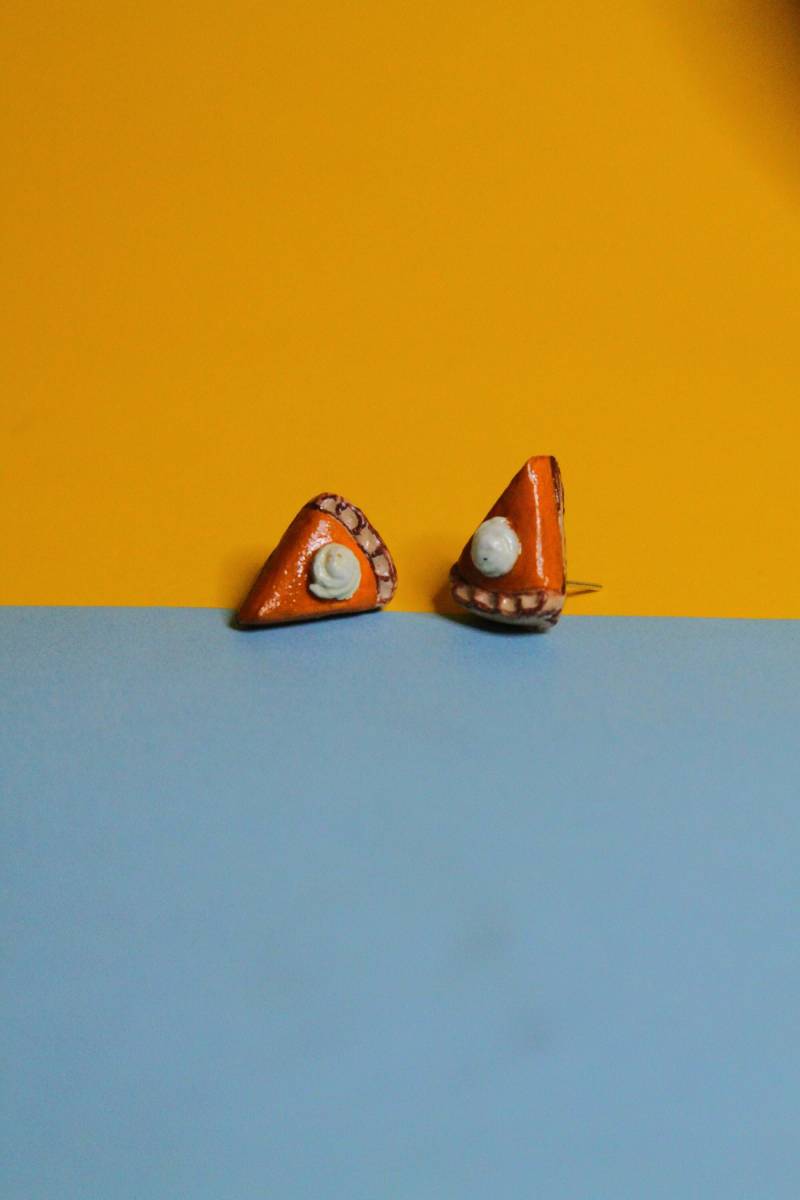 Kürbis Kuchen Ohrringe | Erntedank Ohrringe, Gewürz Bolzen Geschenk Für Sie von TheBrooklynVibe