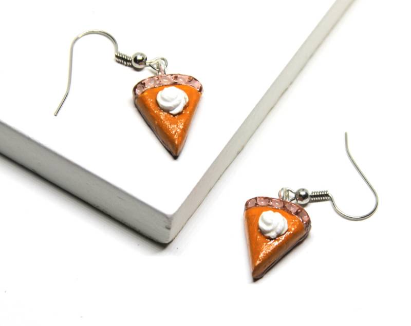 Kürbis Kuchen Ohrringe | Pumpkin Spiced, Essen Geschenk Für Foodie - "New England Pie" von TheBrooklynVibe