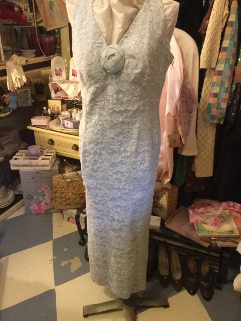 Blaues Vintage Kleid von TheCabbageRoseMD