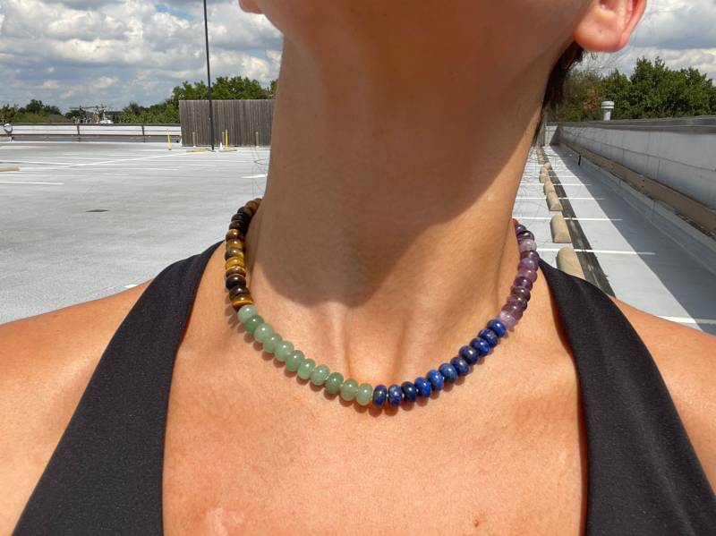 Gift Shop Rock Bin Perlen Süßigkeit Halskette | Sterling Silber Größe Gift Shop Rock Bin Perlen Süßigkeit Halskette | Sterling Silber Größe von TheCandyLace