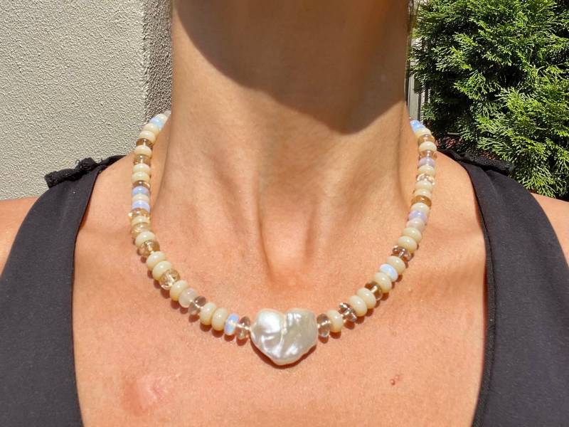 Pearly Girly - Perlen & Edelstein Candy Halskette von TheCandyLace