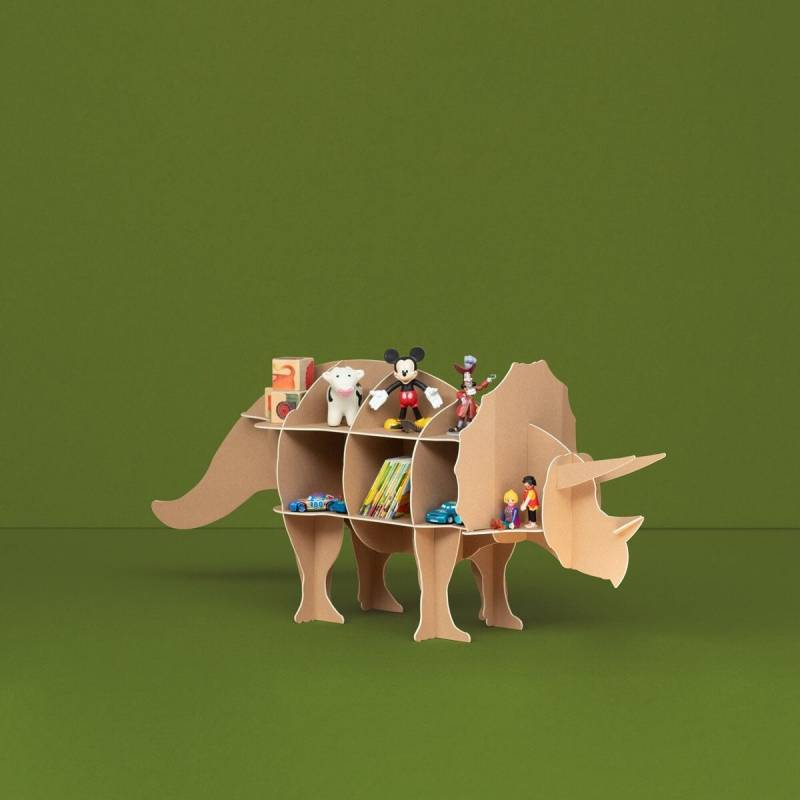 Kinderzimmer Deko | Dinosaurier Kinderregal "Oscar The Dino" Kinderzimmer Deko | Dinosaurier Kinderregal "Oscar The Dino" von TheCardboardCo