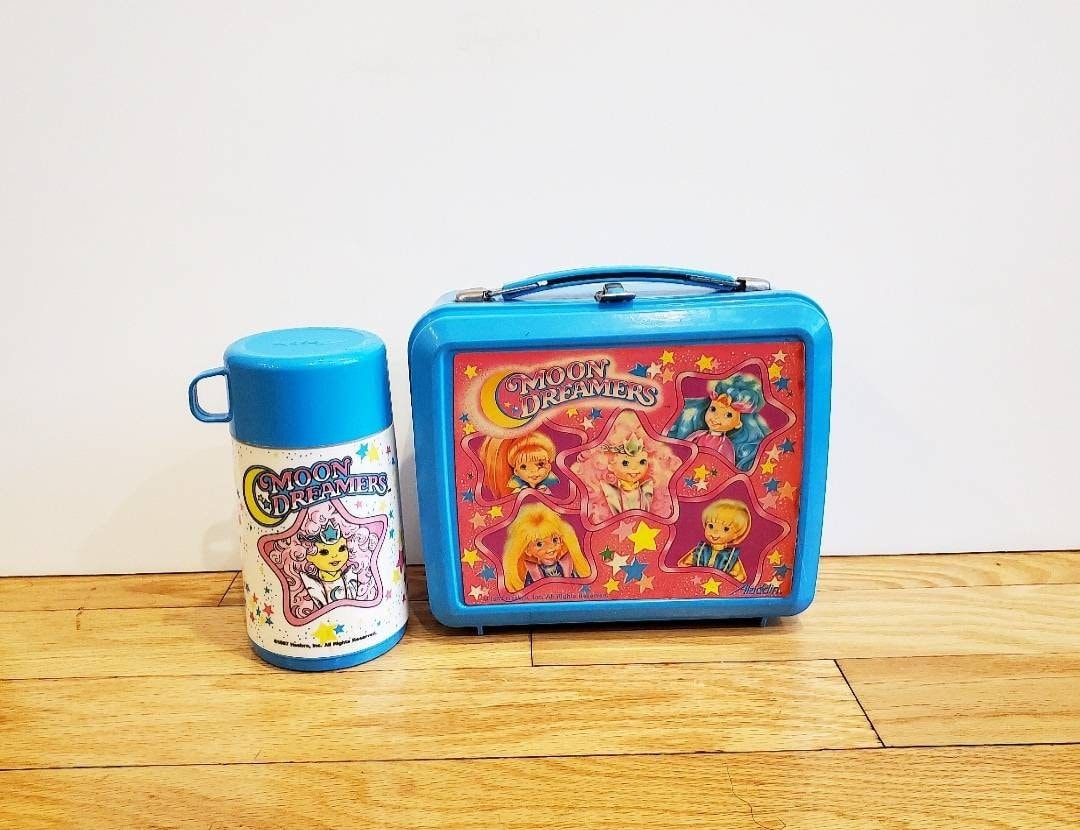 Moon Dreamers Lunchbox Und Thermoskanne, Vintage Lunchbox, Dreamers, Dreamer Spielzeug, Thermoskanne von TheCharmRoom
